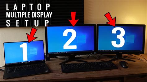 How To Setup Multiple Display On A Laptop Youtube