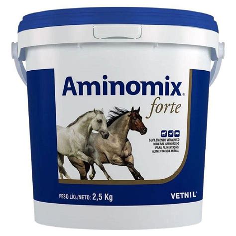 Aminomix Forte 25kg Complexo Alimentar Para Cavalo Vetnil 25kg