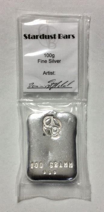 100 Gram Silver 999 Stardust Bars Catawiki