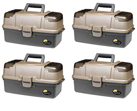 Plano 6134 03 Large 3 Tray With Top Access Tackle Box Pack Of 4