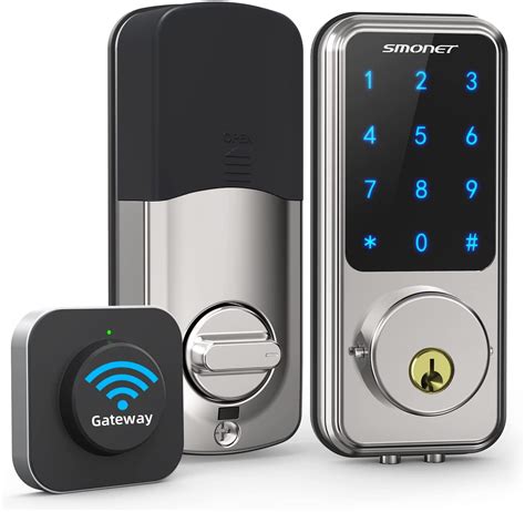 Smart Locksmonet Wifi Keyless Entry Door Lock Deadbolt Bluetooth