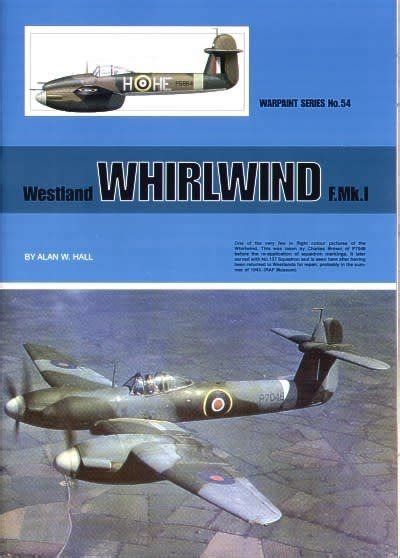 Westland Whirlwind Fmk1 Warpaint 54 Softcover Avworldca