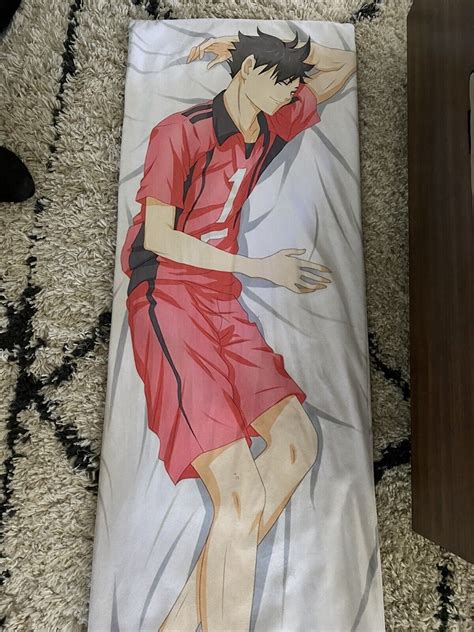 Haikyuu Hq Kuroo Tetsurou Anime Dakimakura Body Pillow Cover Ebay