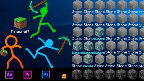 Stickman Vs Minecraft ~ Desktop Survival Animation Vs Minecraft Cartoon
