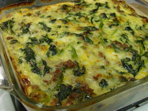 This is the best vegan spinach artichoke dip which is super creamy, rich, cheesy, and flavorful! Vegetarian Spinach, Cheese And Sausage Casserole Recipe - Food.com