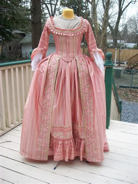 A Dedicated Follower Of Fashion 1770s Pink Sack Gown Historical