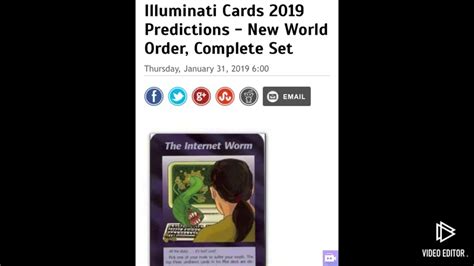 We did not find results for: Illuminati cards 2019 predictions: new world order, complete set! - YouTube