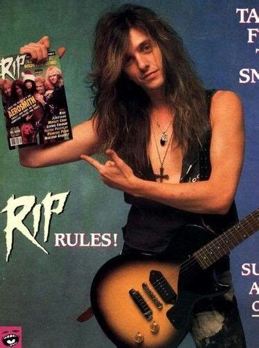 Dave The Snake Sabo Guitarist From Skid Row Skid Row Band Skid