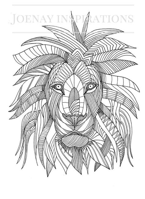 The book has pages on the lion, zebra, ostrich, rhino, elephant, giraffe, cheetah, chimp, and gorilla. Adult Coloring Book, Printable Coloring Pages, Coloring ...