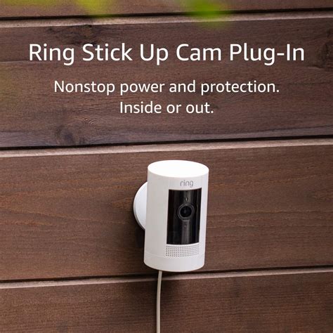 Ring Stick Up Cam Plug In Hd Security Camera With Two Way