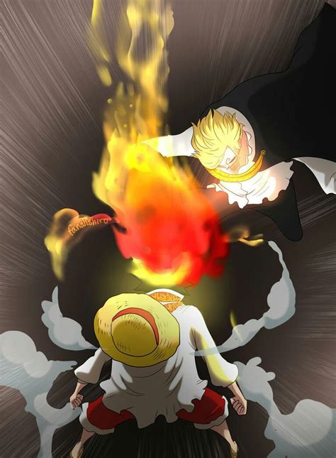 One Piece Chapter 844 Luffy Vs Sanji Japanese Wallpaper Iphone