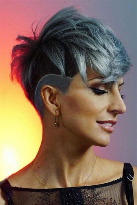 19 gray short haircut morinamrinder