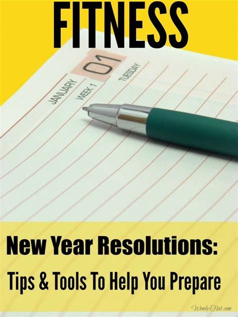 Fitness New Year Resolutions Wendys Hat New Years Resolution Year