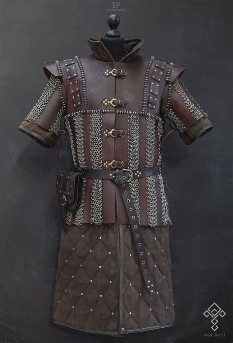 Witcher Inspired Chainmail And Leather Armor Leather Armor Viking