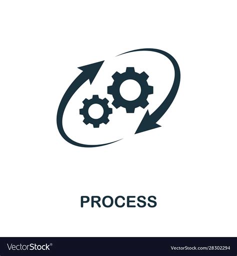 Process Icon Creative Element From Business Vector Image