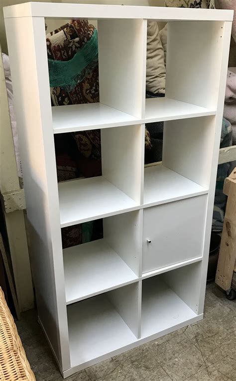 Uhuru Furniture And Collectibles White 4x2 Cubby Bookcase 55 Sold