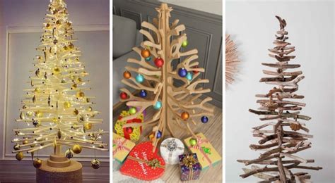 Wooden Christmas Trees 10 Models For An Eco Friendly Choice To Suit