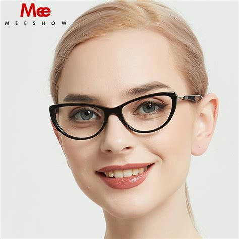Meeshow Women Acetate Eyeglass Frames Sexy Cat Eye Glasses Frame For Women Designer Fashion