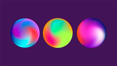 Colorful Gradient Orbs On Behance