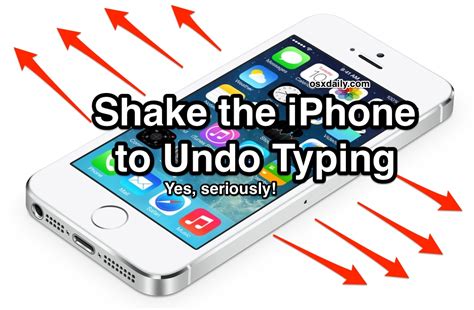 How To Undo And Redo Typing On Iphone With A Shake