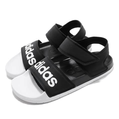 Adidas originals unites an athletic legacy with iconic modernity. adidas Adilette Sandal Black White Men Women Slip On ...