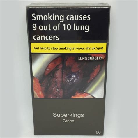 Superkings Green Menthol Mcgahey The Tobacconist