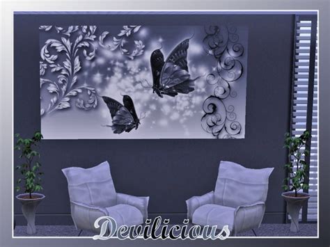The Sims Resource Butterflies By Devilicious