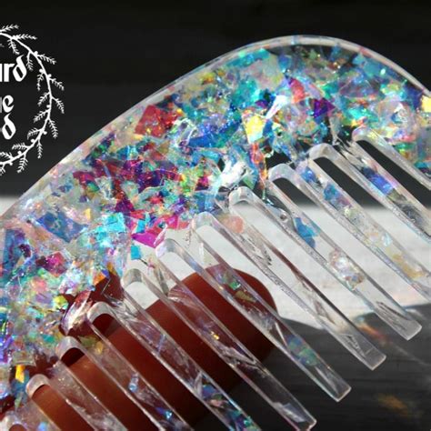 Jewelry Resin Combresin Hair Accessoryglitter Hair Comb Etsy Diy