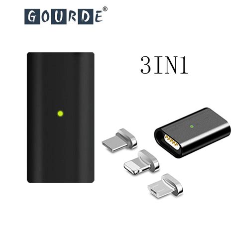 Gourde Magnetic Cable For Samsung S9 16 Micro Usb Conver To Android