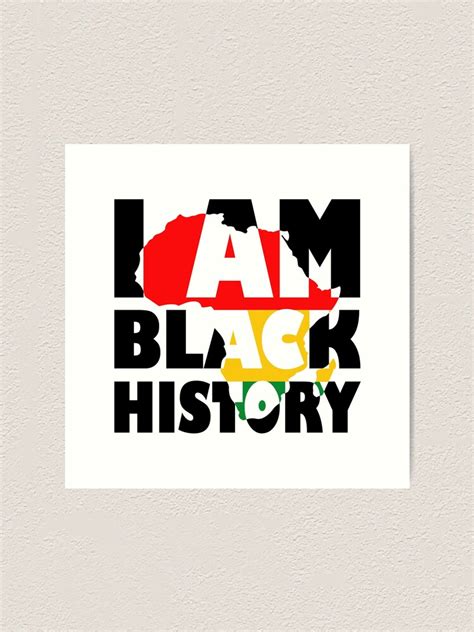 I Am Black History Month African American Pride Celebration Men Woman