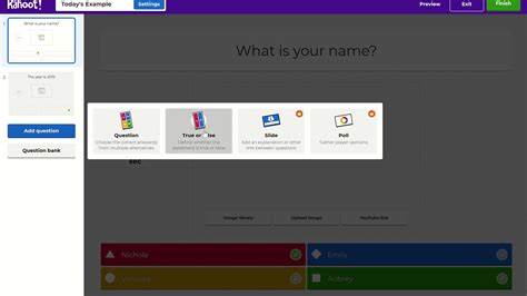 How To Add A Kahoot Question Youtube