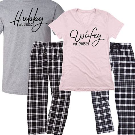 Personalized Wifey And Hubby Pajama Set Just By Beforetheidos