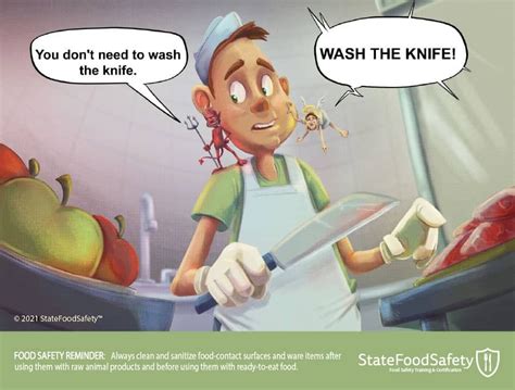 Pin On Food Safety Cartoons