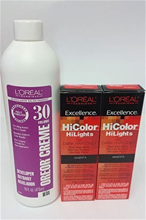 Welcome back to my channel, today i am temporarily dying the bottom of my hair burgundy with the l'oreal. L'Oreal Hicolor HiLights for Dark Hair Only Magenta 2-Pack ...