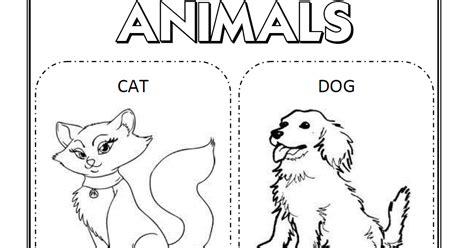 Ba Da Web Atividades De Ingl S Com Animais Para Imprimir E Colorir