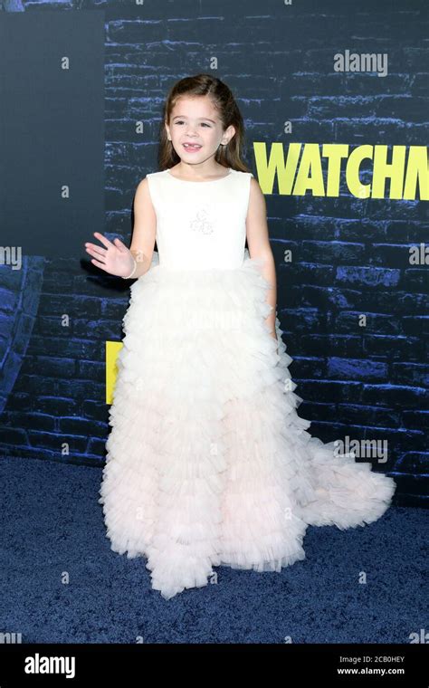 Los Angeles Oct 14 Adelynn Spoon At The Hbos Watchman Premiere Screening At The Cinerama