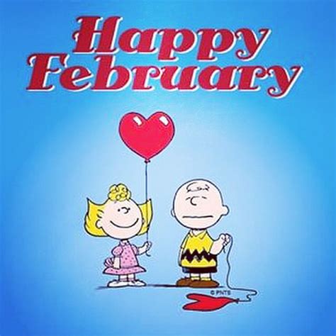 Happy February Met Afbeeldingen Snoopy Illustraties Tekenen