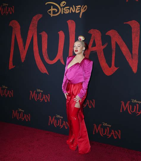 Christina Aguilera Asiste Al Estreno De Mulan De Disney En Los Ángeles 96 Fotos Celebridad