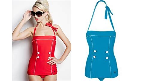 50s Style Swimsuit By Red Or Dead Retro To Go