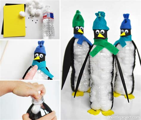 Water Bottle Penguins