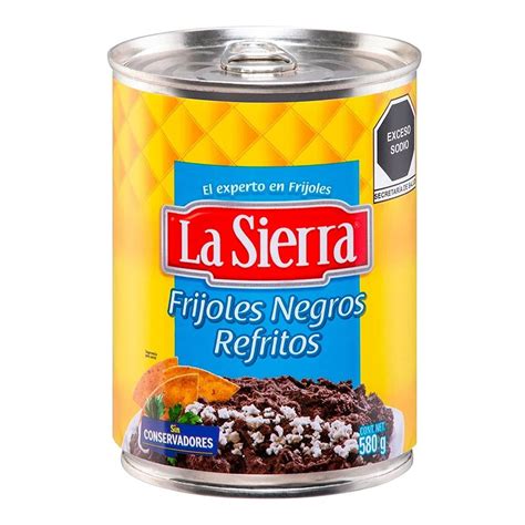 Frijoles Negros La Sierra Refritos En Lata 580 G Walmart