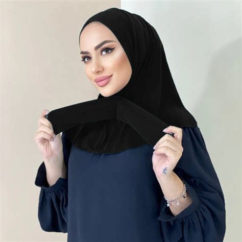 garment white hijab scarf shawl hijab tie casual solid color muslim fashion robe head flower