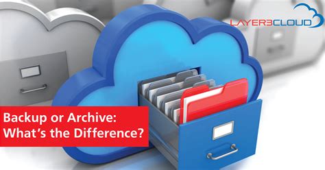 Backup Or Archive Whats The Difference Layer3
