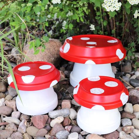 Clay Pot Mushrooms For A Fairy Garden Creative Ramblings
