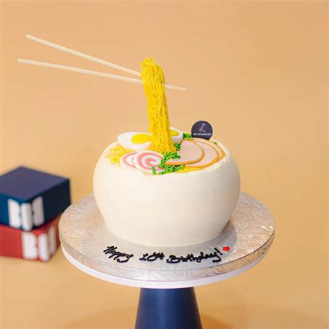 Gravity Defying Ramen Noodle Cake