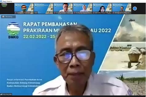 Rapat Pembahasan Prakiraan Musim Kemarau PMK Tahun 2022 BMKG