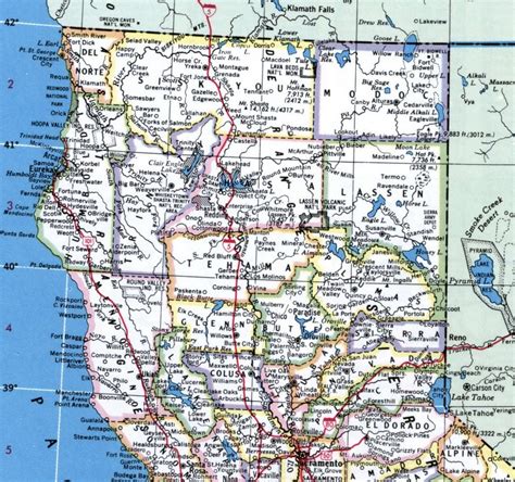 Northern California Coast Ecosia Map Of Northern