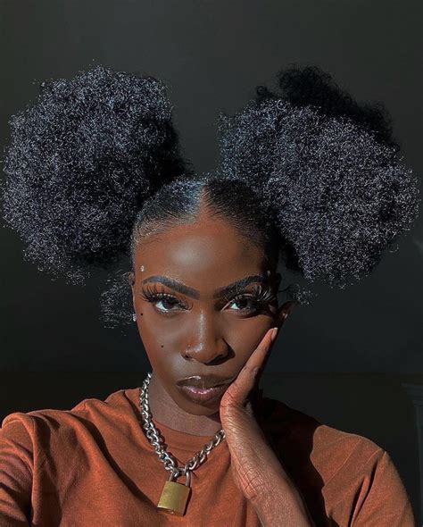 Chocodamiix On Twitter Skin Big Puffs And My Favorite Pose Natural Hair Styles For Black