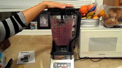 Learning how to use blender. 1000 watt Ninja Blender Unboxing and First Use!! - YouTube