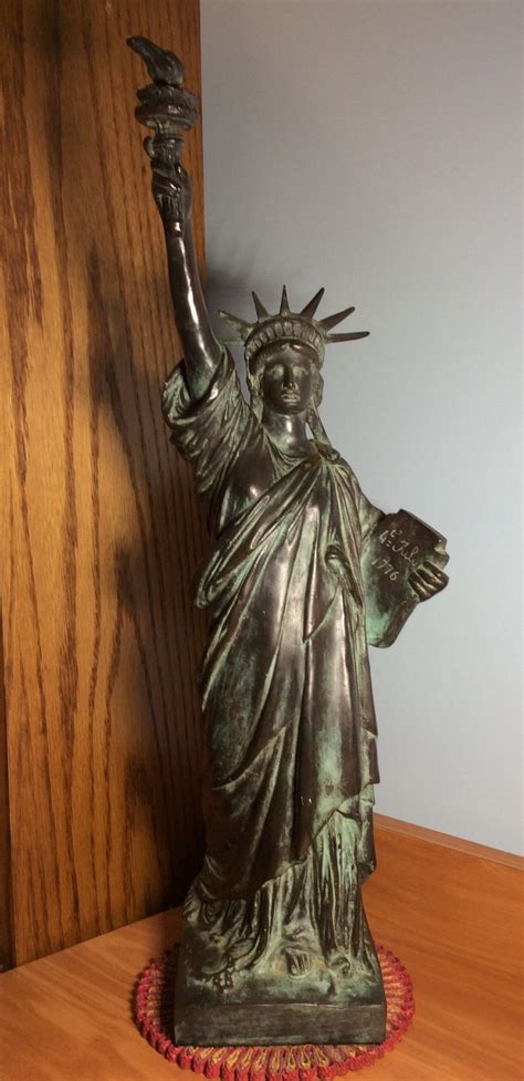 Statue Of Liberty Bronze Sculpture Cast From Original Mold Etsy